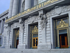 San Francisco City Hall Entrance