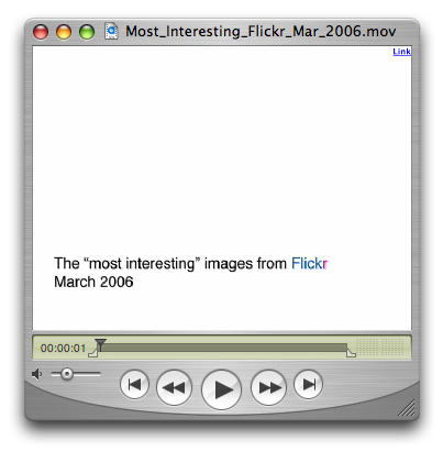 Most Interesting Flickr Photos Feb 2006 Video