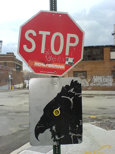 Stop Sign / Street Art at Grand and Kent