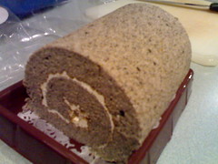 Black Sesame Swiss Roll from Janice Cake Shop - Roland in Vancouver 1949