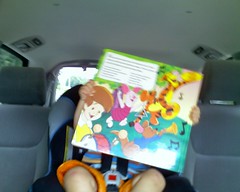 reading in the car