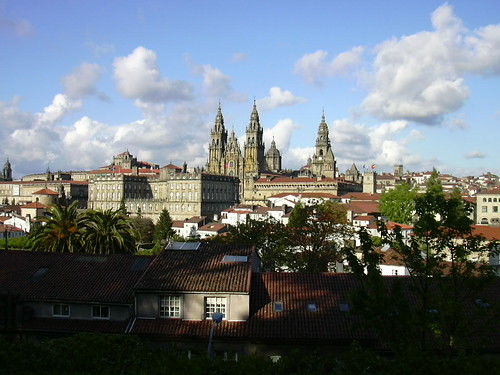 Catedral de Santiago de Compostela (desde el parque de la Alameda)