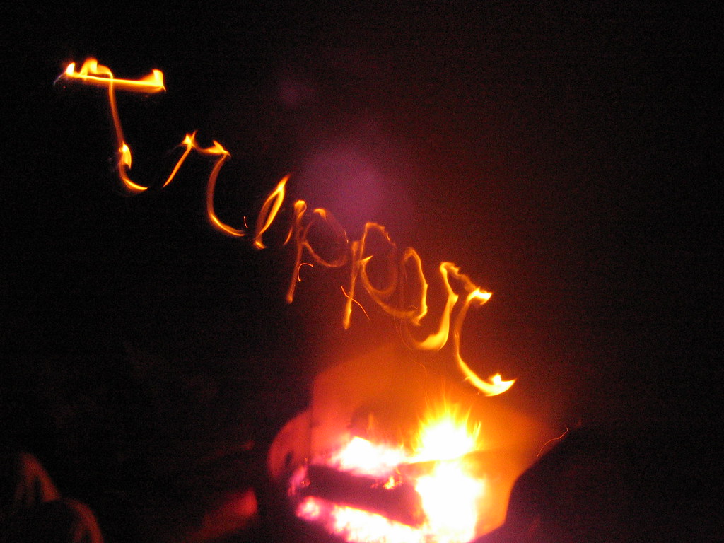 Tripper in flames!