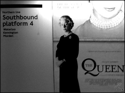 Not-quite-Queen-Brenda at Embankment!