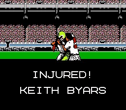 injured! keith byars