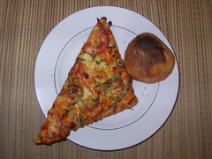 Pizza and piroshki