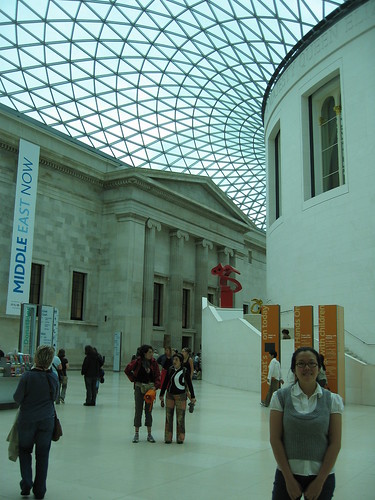 In the Great Hall of the wonderful British Museum.