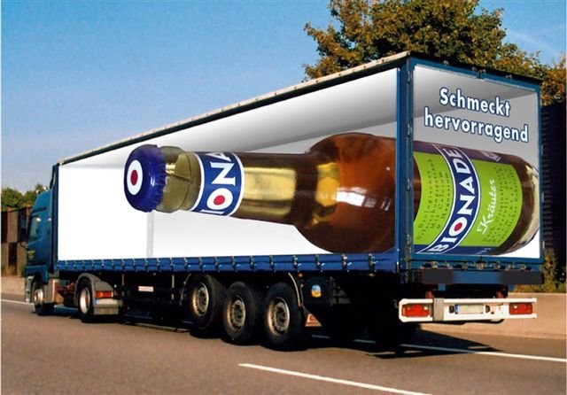 Road Advertisement Optical Illusions Pictures