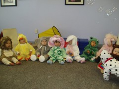Babies at our Mommy and Me class