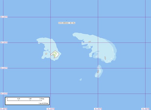 Cayo Arenas - Marplot Map (1-25,000)