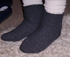 Snake Skin socks finished 003