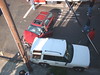 a car crash outside my apartment building