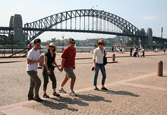 Fernando, Jeanine, Sean, Meghan, and the Bridge
