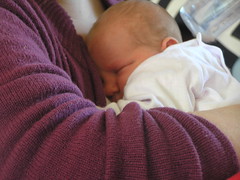Kennedy In Mum's Arms