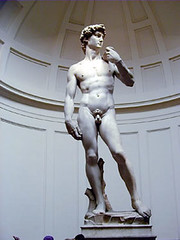 Statue David di dlm Galleria dell’ Accademia, Florence, Italy
