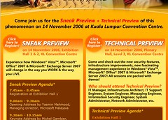 Windows Vista, Office 2007, Exchange Server 2007 Sneak Preview
