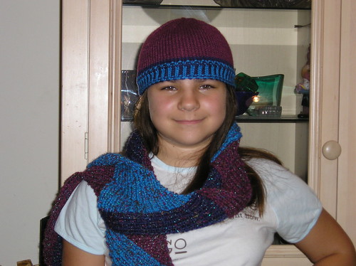 Funky scarf and hat