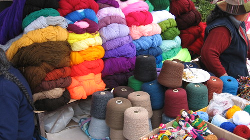 Yarn for weavers (mostly synthetic dyes)