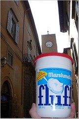 Fluff and clock tower, Orvieto