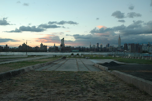 New Park at Sunset