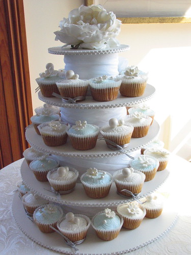 Beautiful Wedding Cupcakes My sisters wedding cakes originally uploaded 