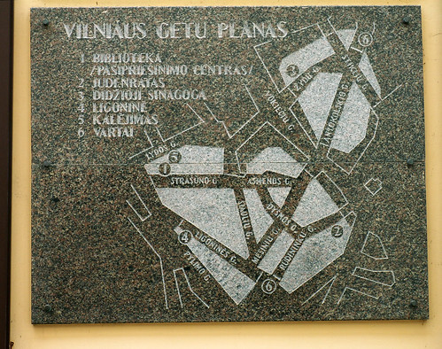 Vilnius - Map of the Ghetto