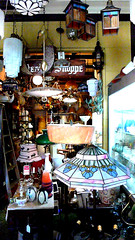 lamps at ray ferra's shop