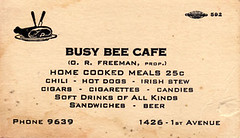 busy bee cafe front