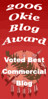 Wine News Selected for 2006 Okie Blogger Award