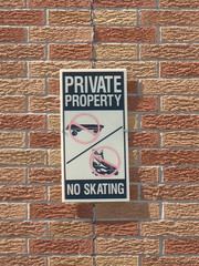 No Skating