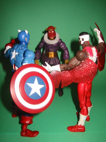 Captain America and Falcon vs. Baron Zemo