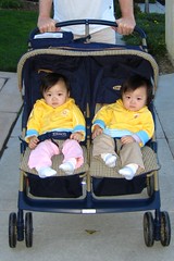 2nd stroller ride - a big success (no crying)