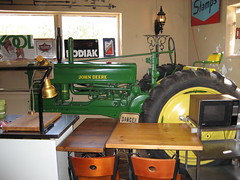 Every restaurant needs a John Deere tractor