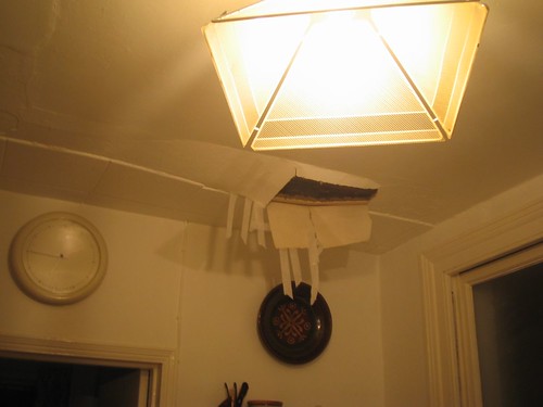 Kitchen ceiling cracked