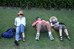 Resting at the Botanic Gardens