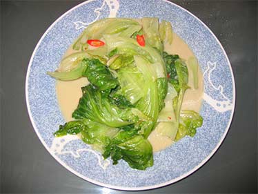 lettuce in Fermented Tofu 