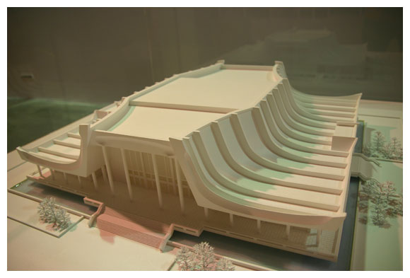 王大閎的國父紀念館競圖計畫案模型