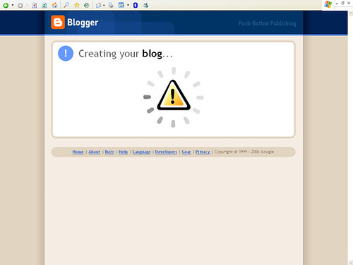 Blogger - After Step 3