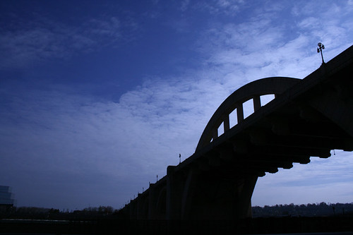 Robert Street Bridge silhouette