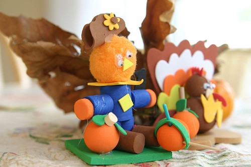 Thanksgiving centerpiece, handcrafted by LM