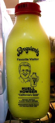 broguiere's eggnog and huell howser!