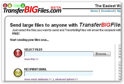 transfer big files