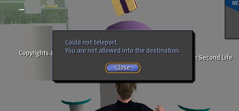 could not teleport