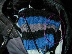 Knitting on the Train