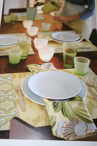 placemats Amy Butler style