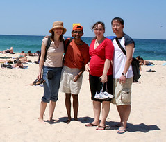 Group on the beach