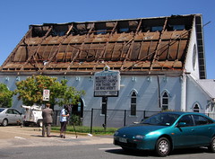 Windsor road baptist church after the storm