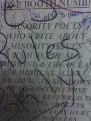 graffiti poem in bathroom stall - pedro pietri