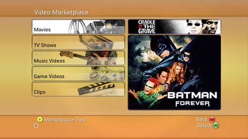 Xbox 360 Video Marketplace