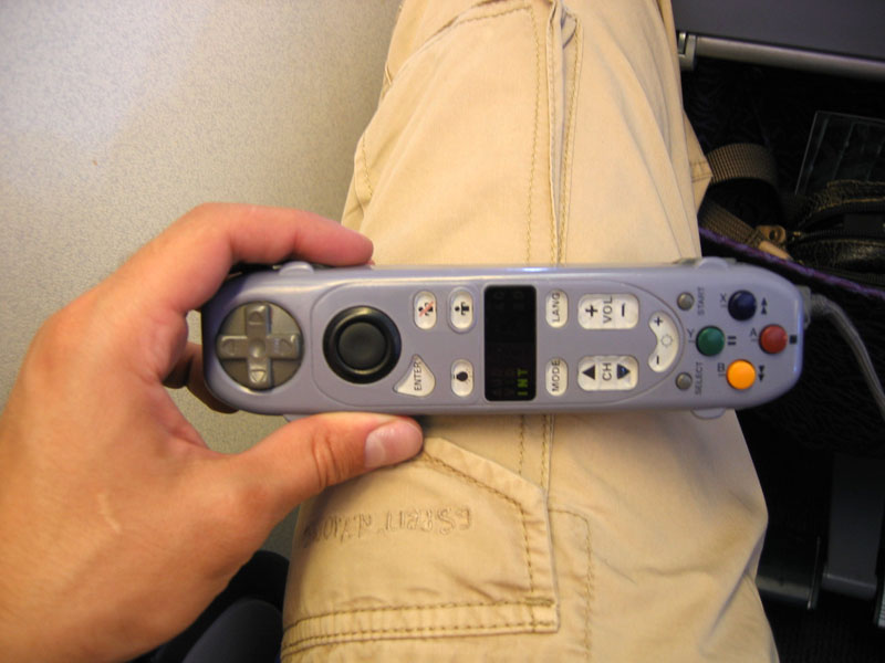 Remote control in plane